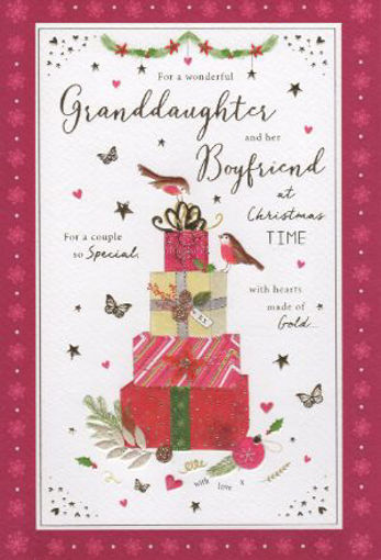 Picture of GRANDDAUGHTER & BOYFRIEND CHRISTMAS CARD
